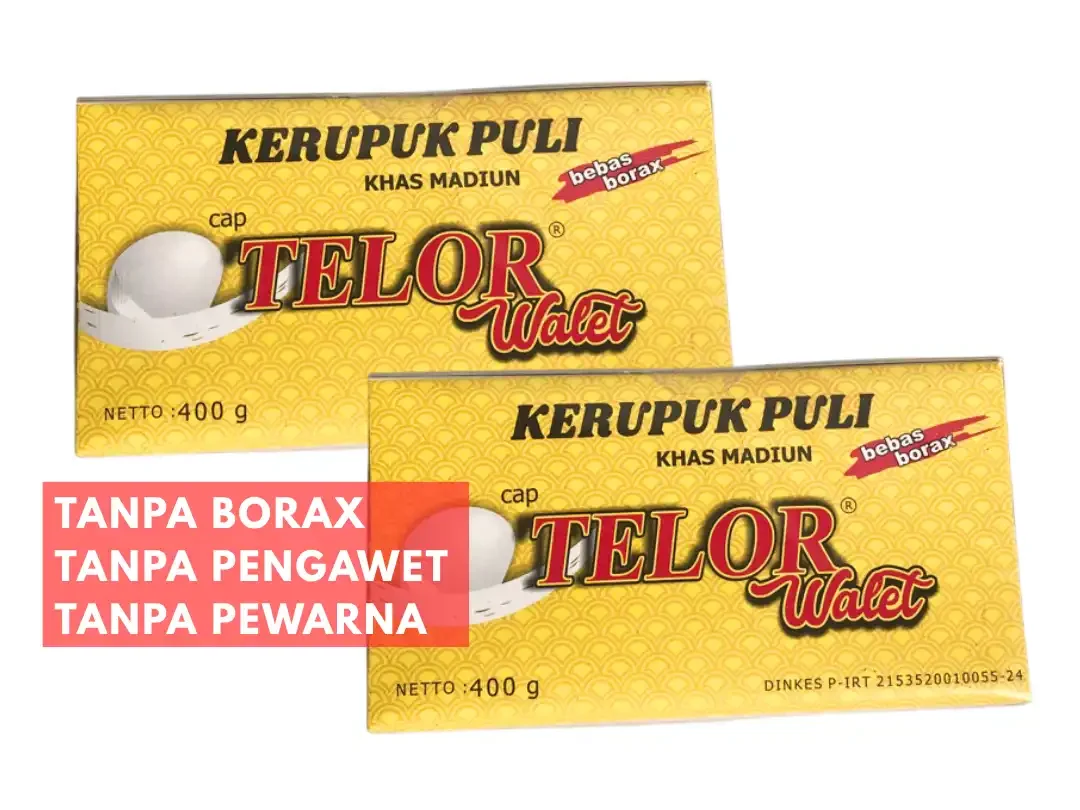 Kerupuk Puli Cap Telor Walet Madiun
